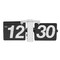 Retro Electrical Digital Flip Clock Flipping Out Wall and Tabletop Flip Clock